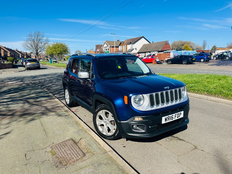 Jeep Renegade 1.6 MultiJetII Limited SUV 5dr Diesel Manual Euro 6 (s/s) (120 ps)